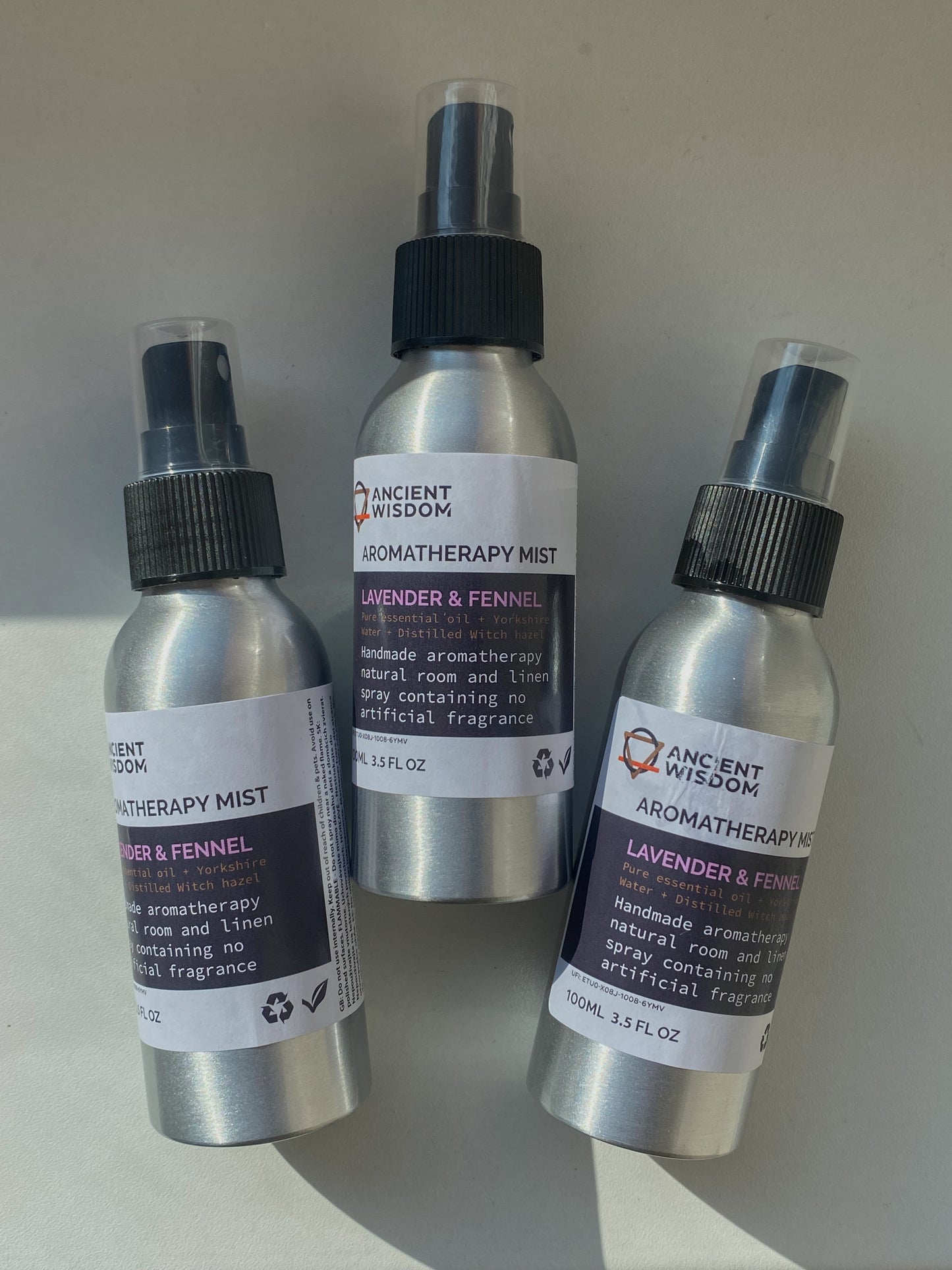 Eterinių aliejų dulksna - levandų ir pankolių kvapo