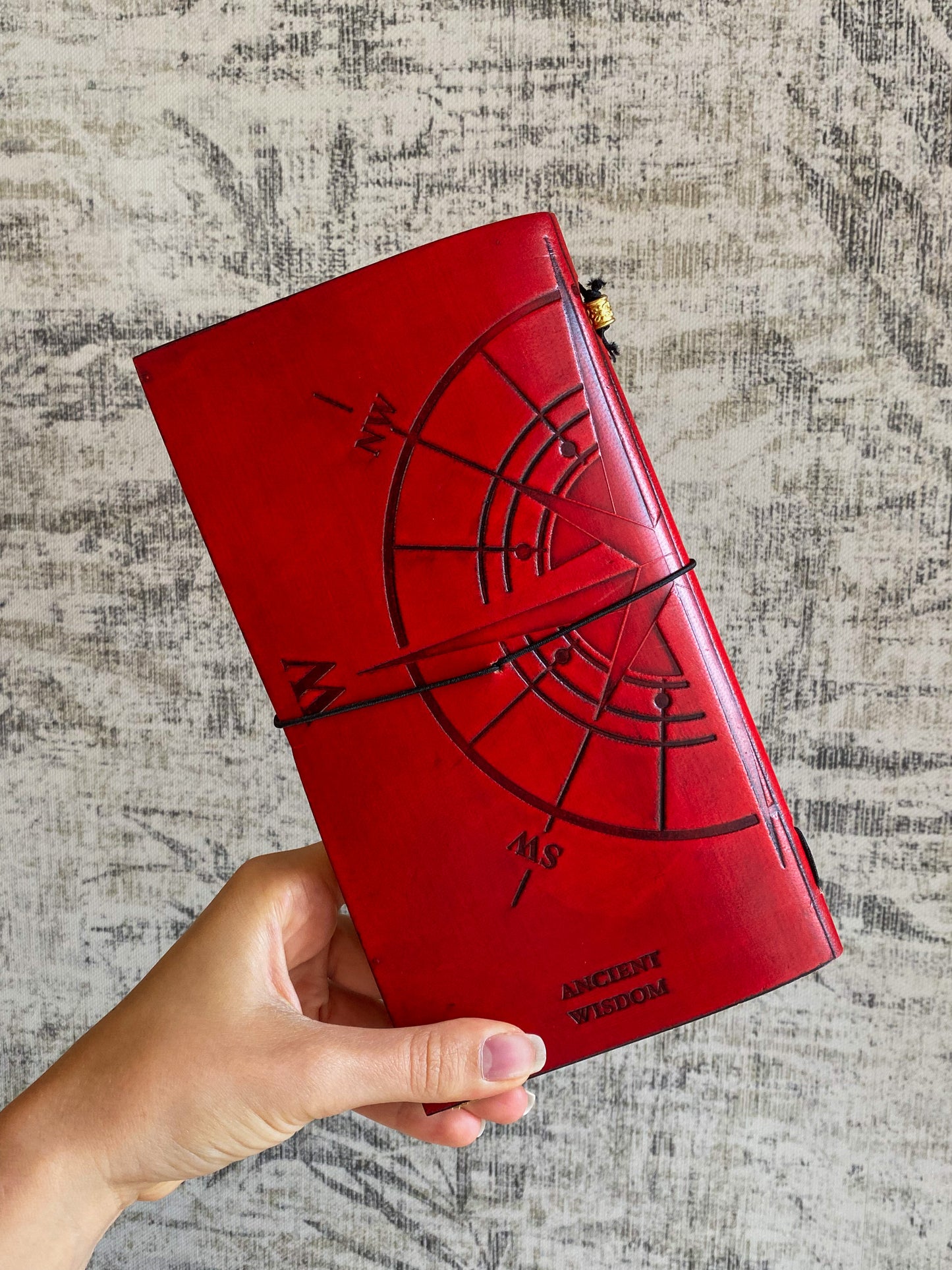Rankų darbo odinė užrašinė “Little book of BIG plans”