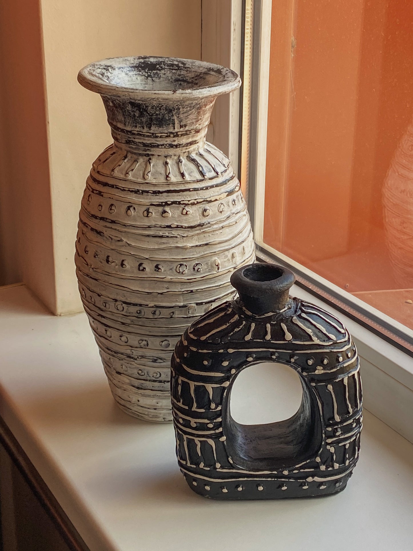 Molinė deco kreminė vaza