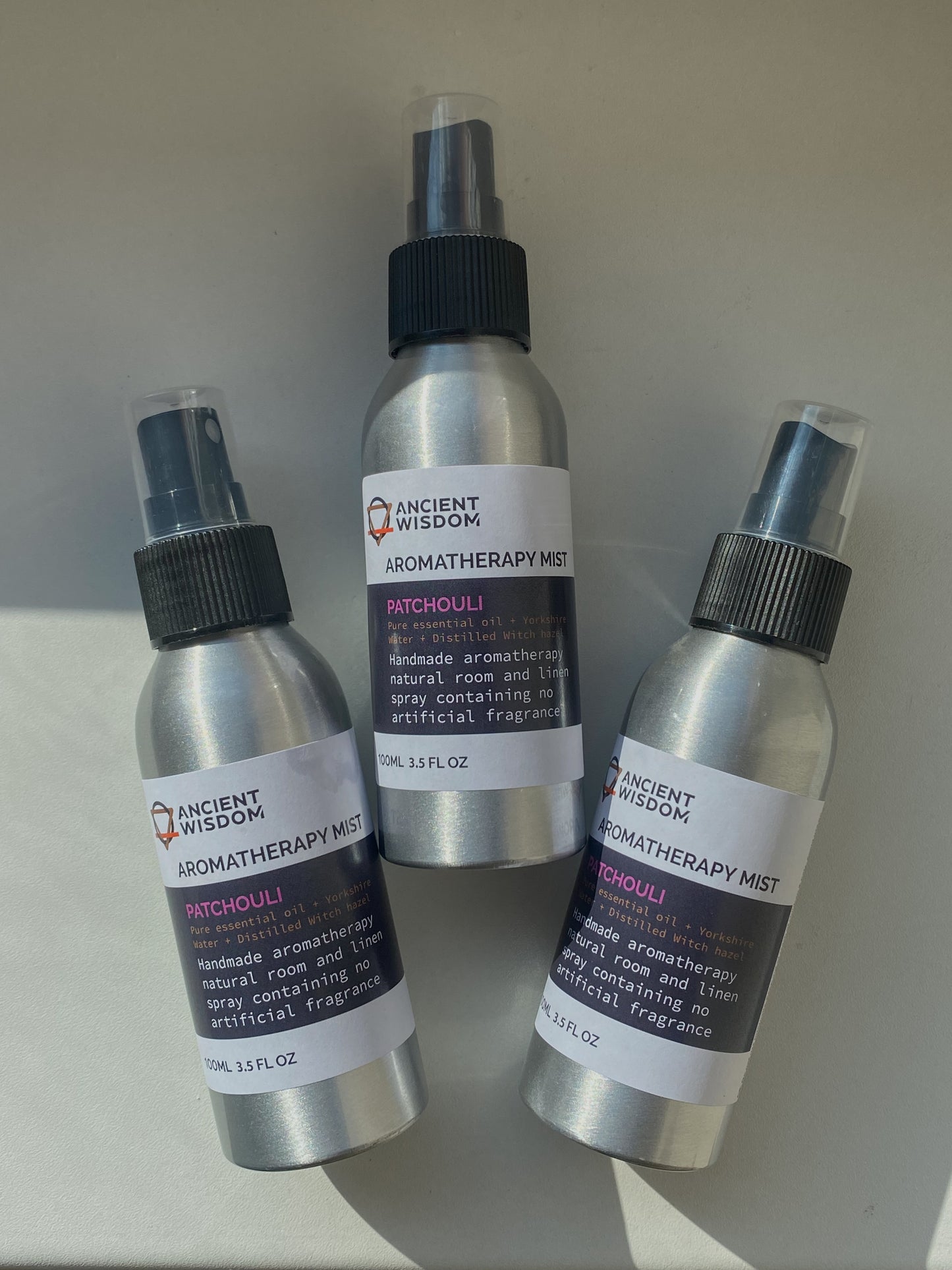 Eterinių aliejų dulksna - pačiulio kvapo