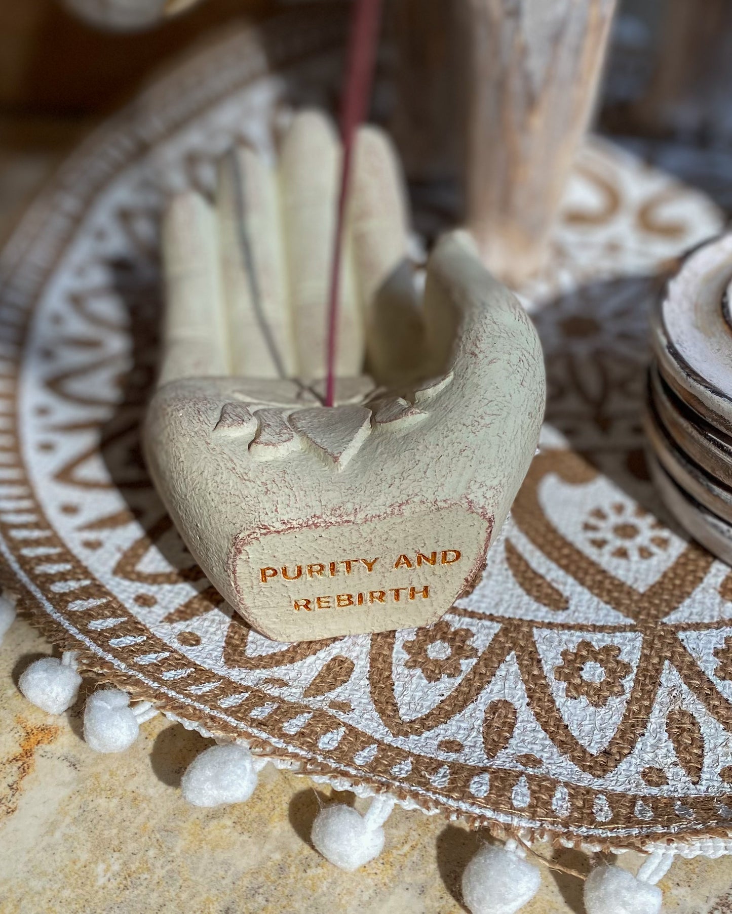 Akmeninė smilkalinė “Lotosas”