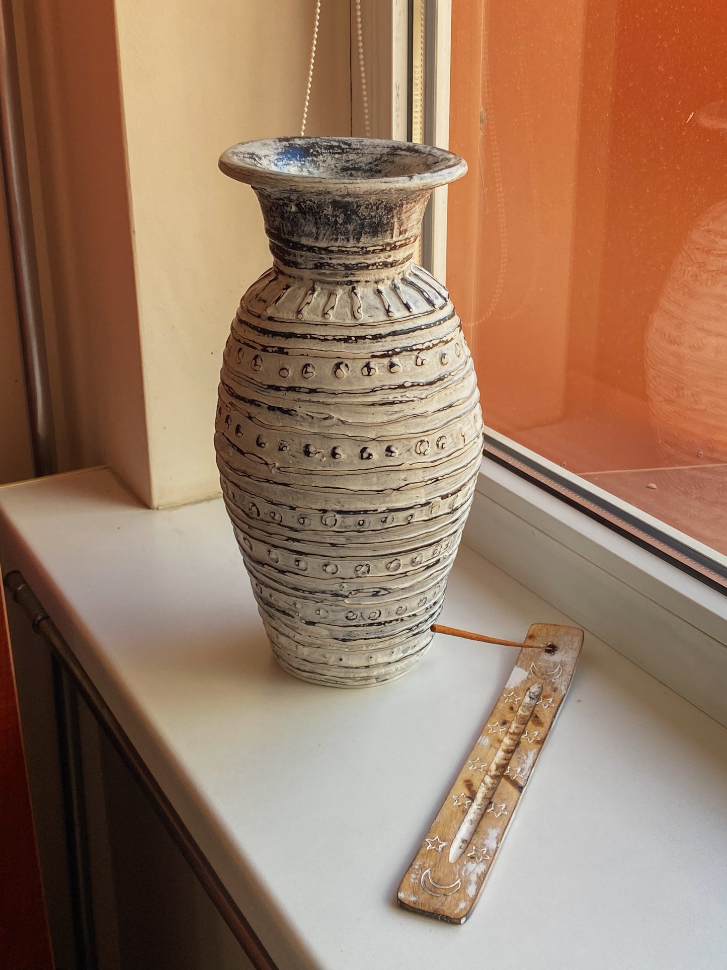 Molinė deco kreminė vaza