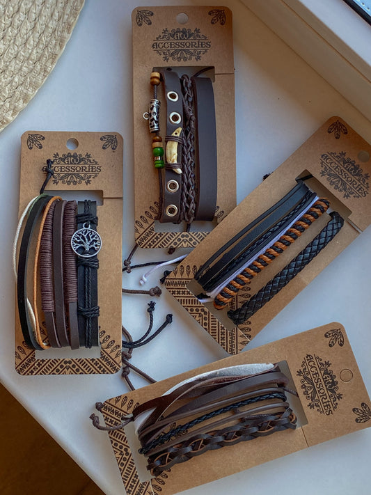 Vyriškų apyrankių rinkiniai