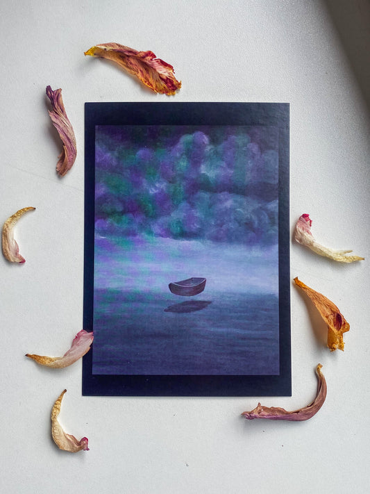 Rankų darbo atvirukas "Limbo"