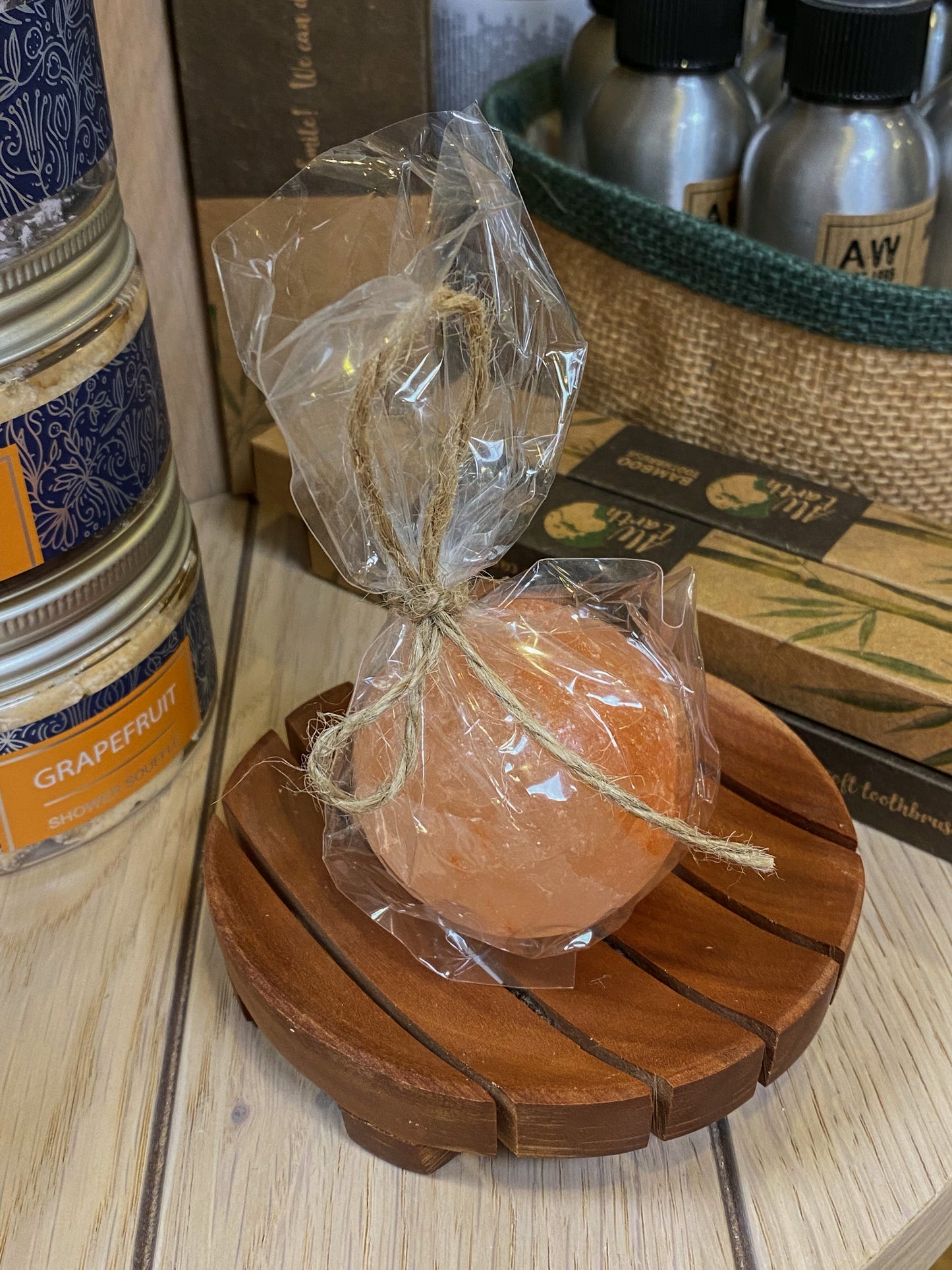 Himalajų druskos akmuo, apvalus