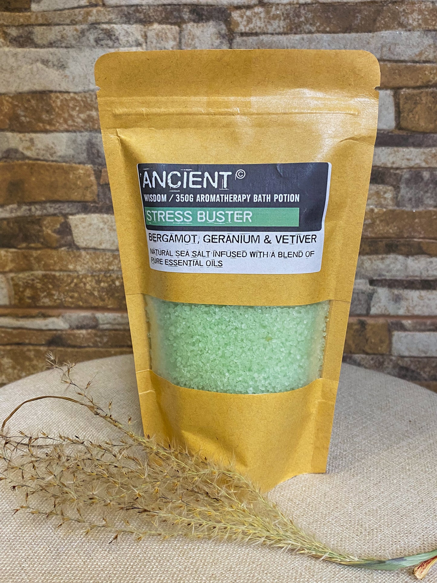 Aromaterapinės vonios druskos "Stress buster"