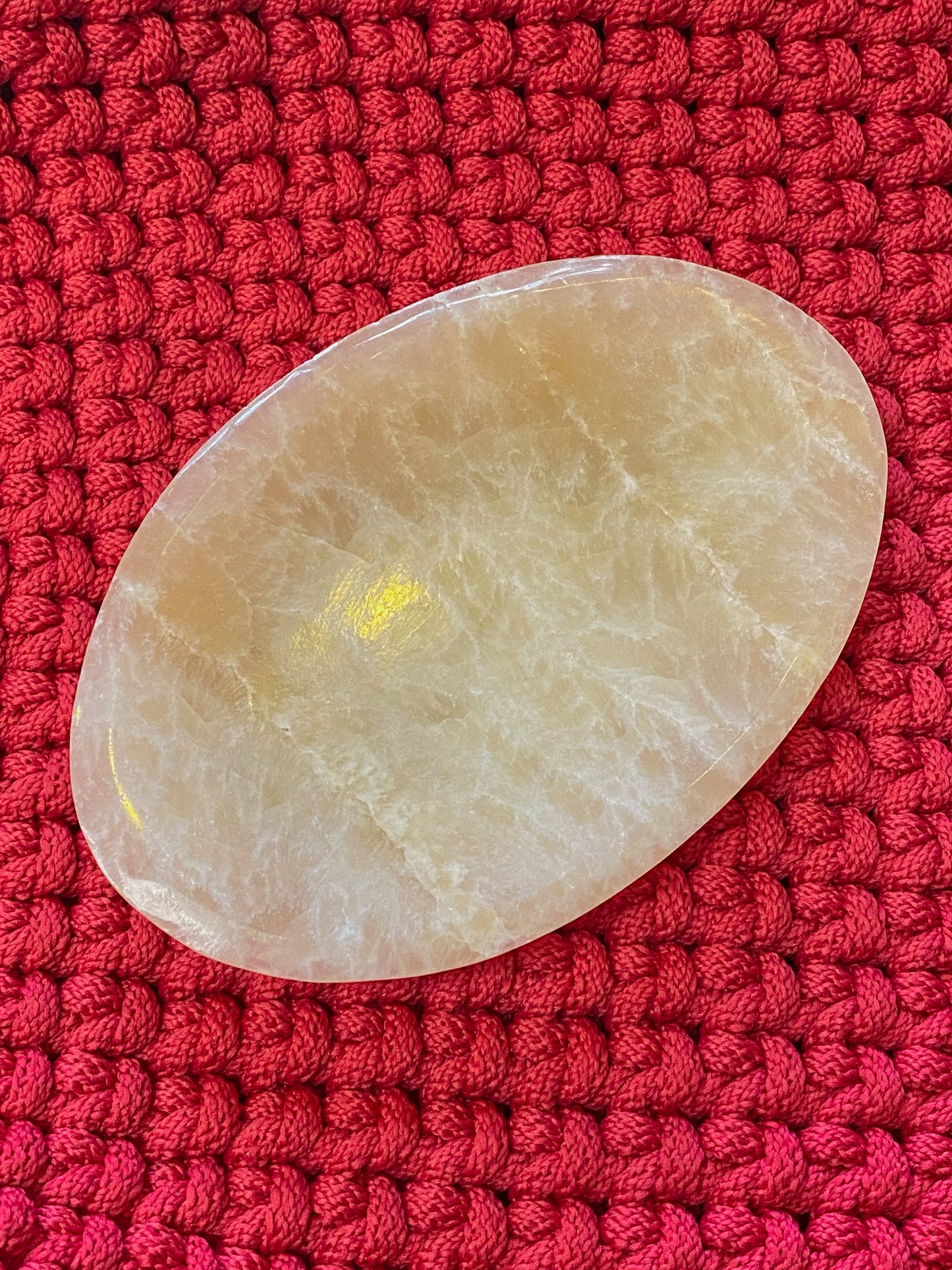 Ovali onikso akmens muilinė