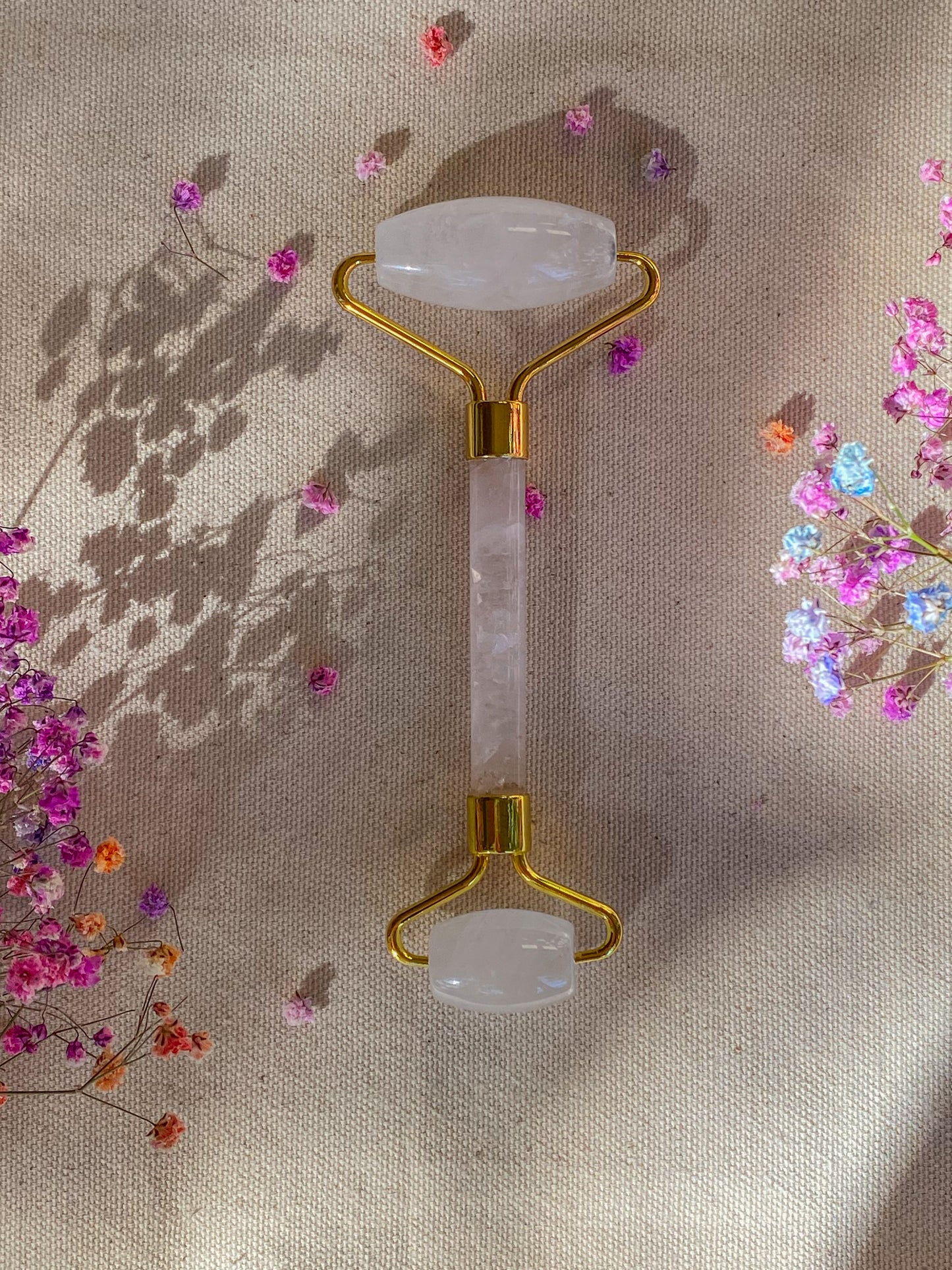 Veido masažuojamasis volelis su kalnų krištolu