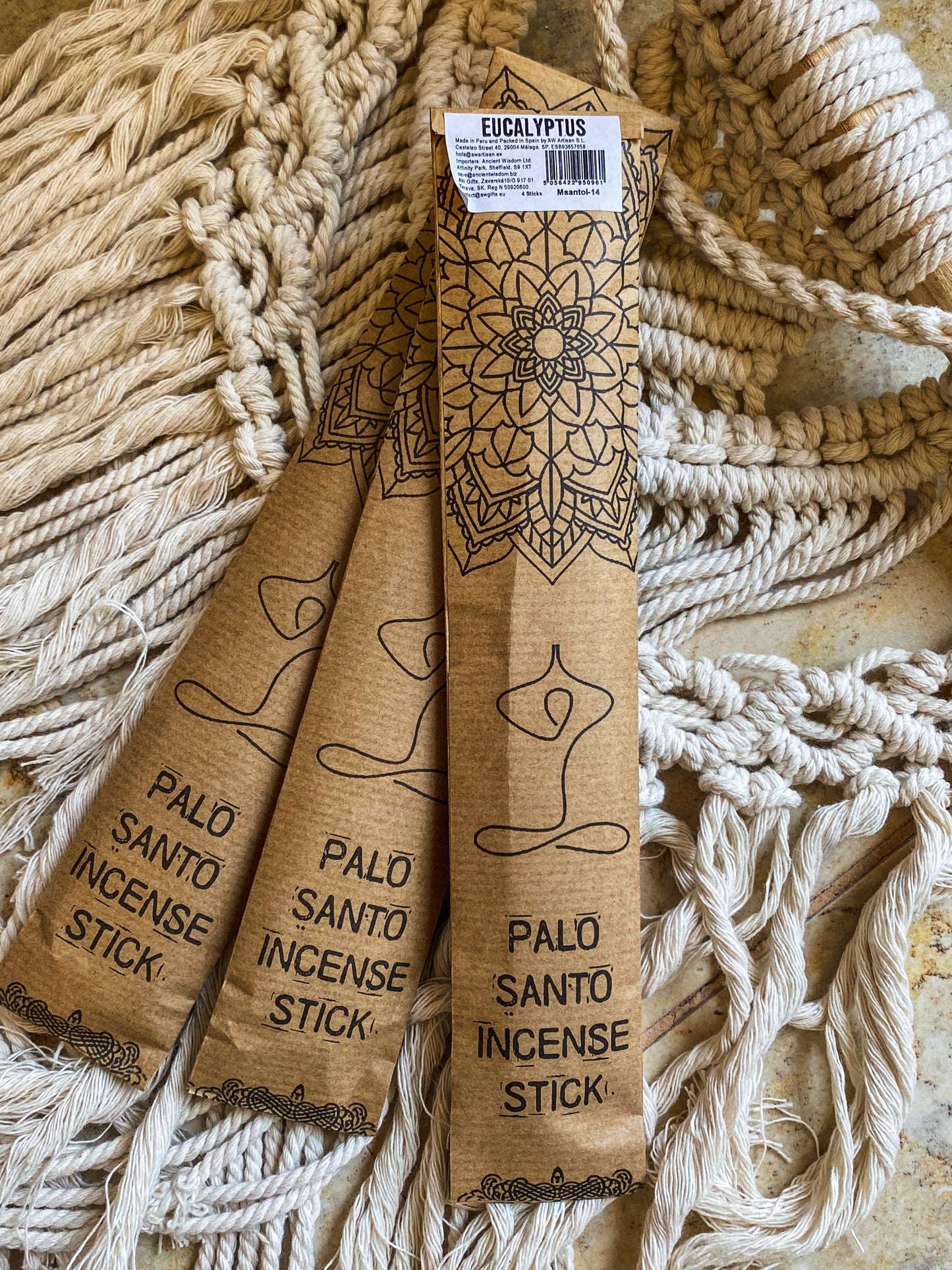"Palo santo" dideli eukalipto smilkalai