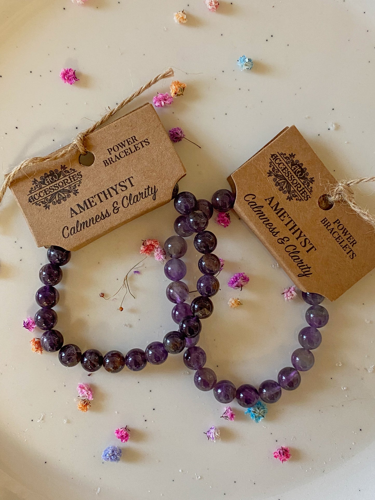 Ametisto apyrankė "Ramybė ir aiškumas"