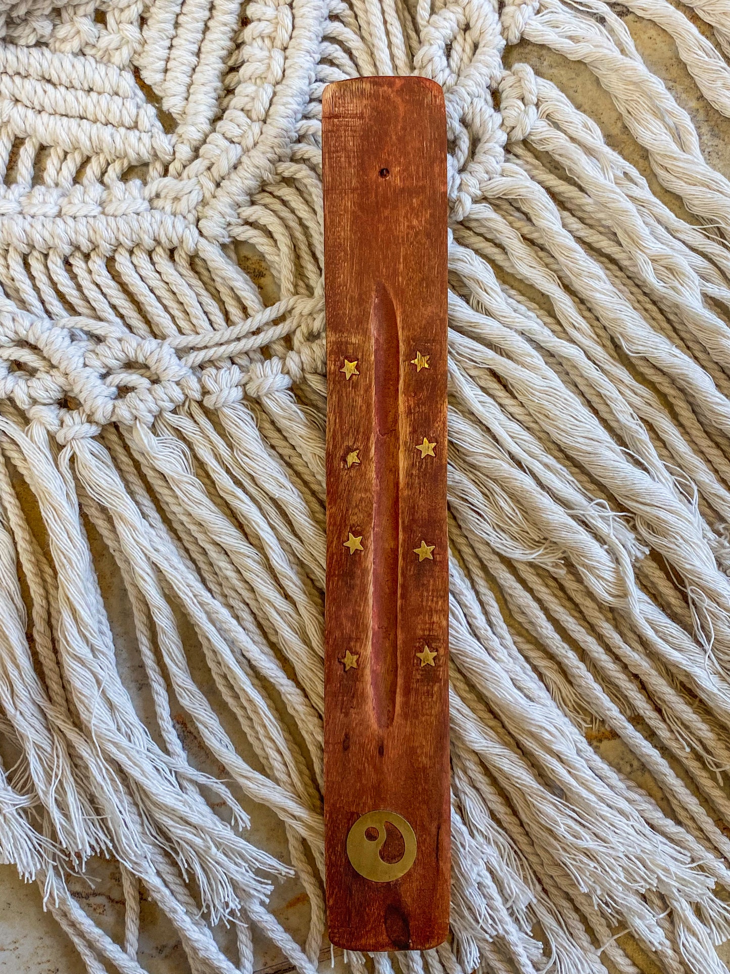 Medinė smilkalinė "Yin Yang"