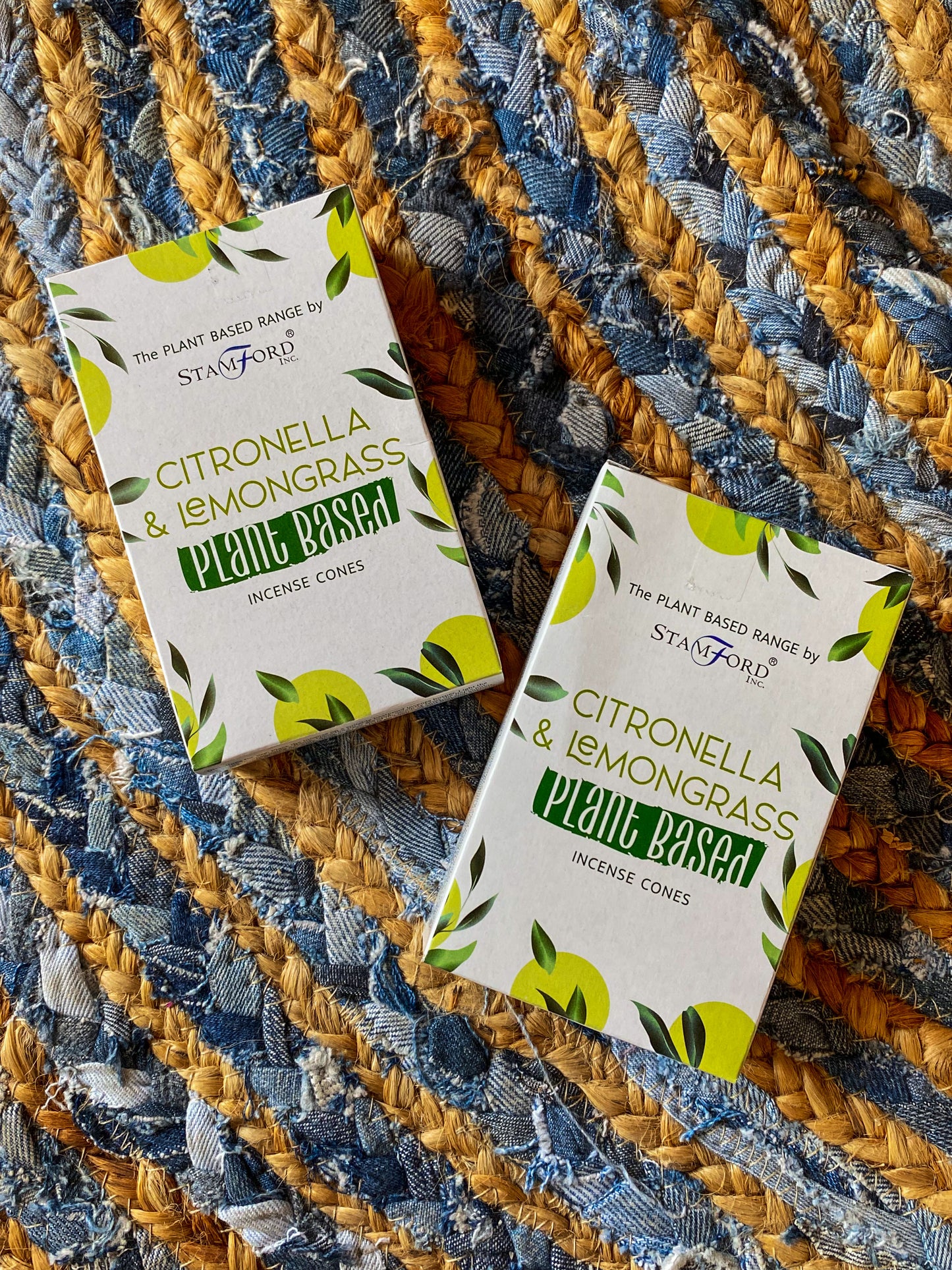 Citronelių ir citrinžolės kūginiai smilkalai