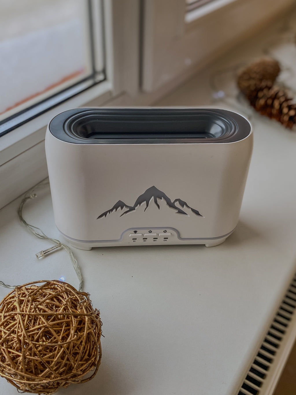 Aromatinis difuzorius su liepsnos efektu “Himalajai”
