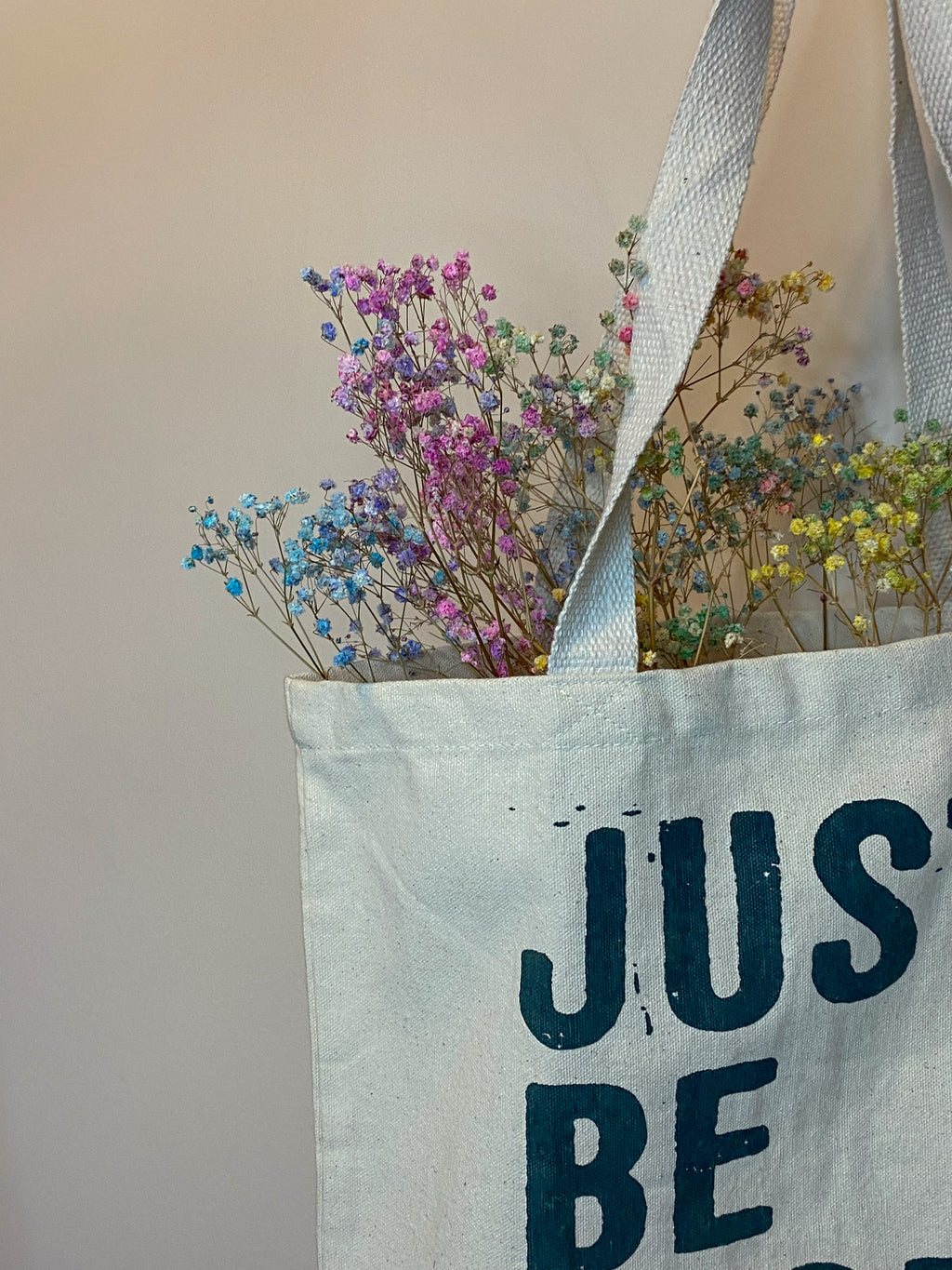 Medvilninis krepšys “Just be nice”
