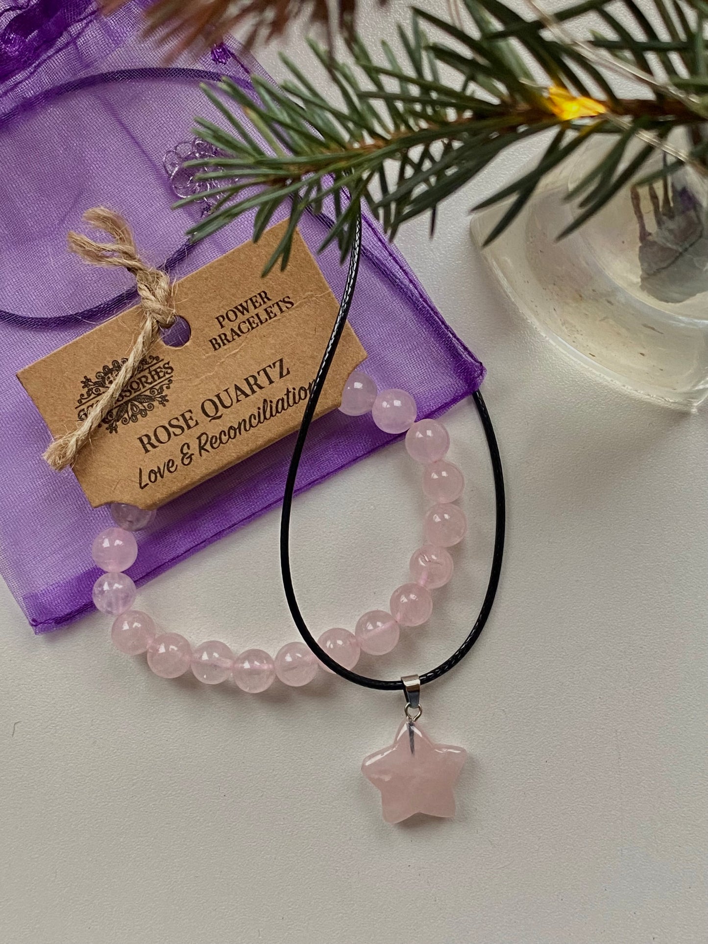 Dovanų rinkiniai: apyrankė + grandinėlė