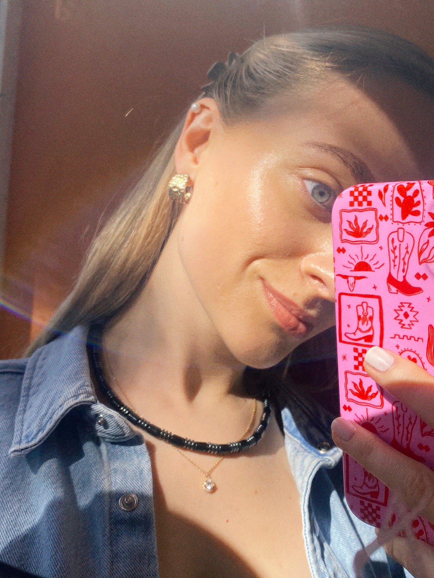 Grandinėlė su oniksu ir hematitu