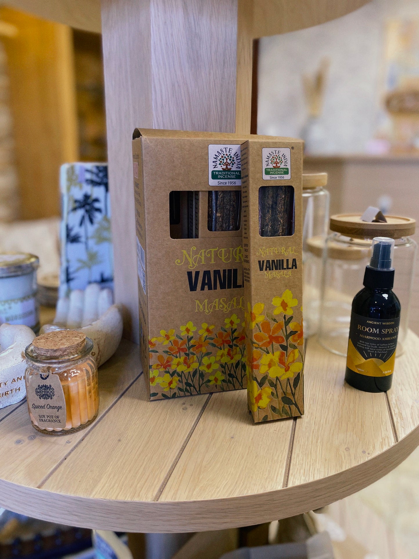 Botaniniai masala smilkalai - vanilės kvapo