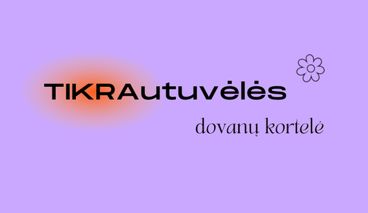 TIKRAutuvėlės dovanų kortelė