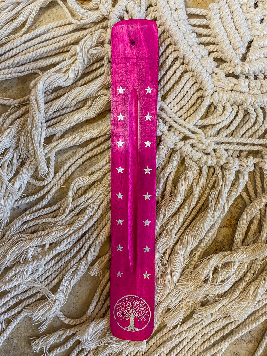 Spalvota medinė smilkalinė "Gyvybės medis"