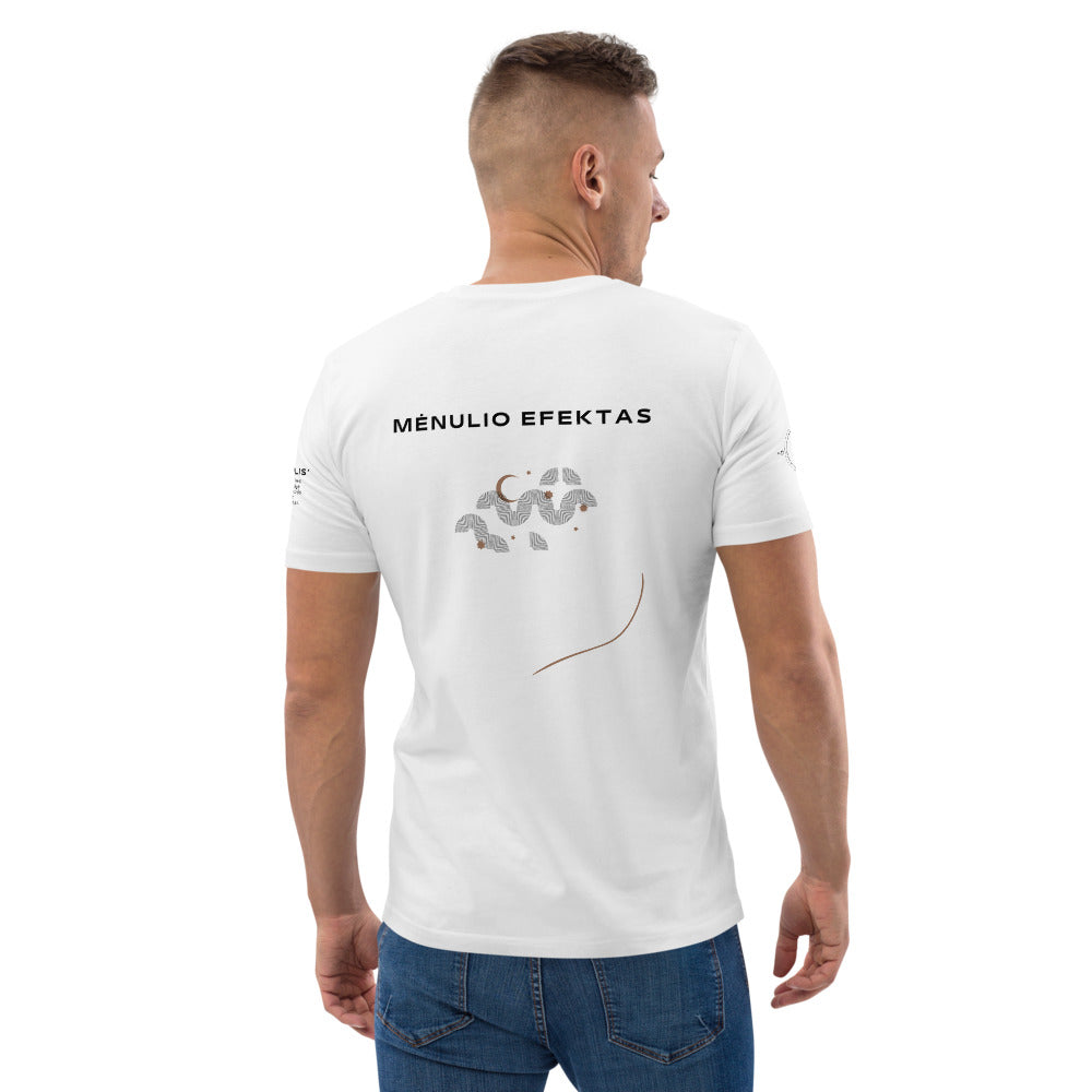 "Mėnulio efektas" balti marškinėliai